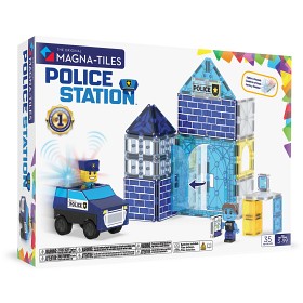 Bilde av Magna-Tiles Politistasjon 35 deler