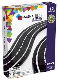 Bilde av Magna-Tiles XTRAS-satsmed veier i 12 deler