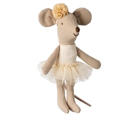 Bilde av Maileg Ballerina mus Lillesøster ( bein hvit)