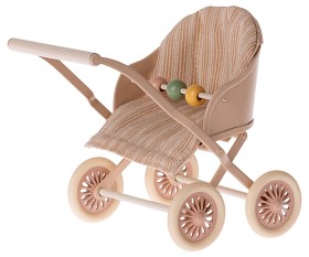 Bilde av Maileg Stroller Baby (Rose) 