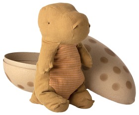 Bilde av Maileg Gantosaurus in egg Medium (Dark Ocher)