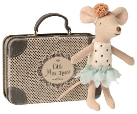 Bilde av Maileg Little Miss Mouse in suitcase Little sister