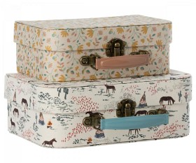 Bilde av Maileg Resväska 2-pack (Chevaux Heureux)