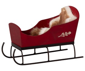 Bilde av Maileg Släde (Röd)