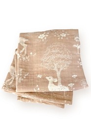 Bilde av Majvillan Muslinteppe 130x180 cm Summer Fields (Brown)