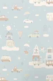 Bilde av Majvillan Tapet Above the clouds (Soft blue)