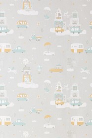 Bilde av Majvillan Tapet Above the clouds (Soft grey)