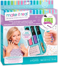 Bilde av Make It Real Paint and sparkle mermaid art