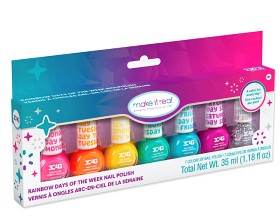 Bilde av Make it Real Rainbow Days of the week Neglelakk