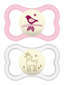 Bilde av MAM Air Night Napp 6m+ (Rosa/Lila)
