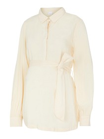 Bilde av Mamalicious Inus Woven Skjorte (Beige)