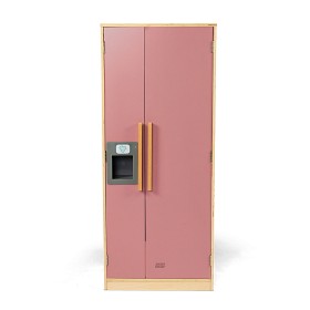 Bilde av  MaMaMeMo Kjøleskap med ismaskin (Cherry Rosa)
