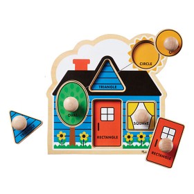 Bilde av Melissa & Doug - Knoppussel med extra stora knoppar (Former)