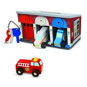 Bilde av Melissa & Doug - Lock & Roll Rescue Truck Garage