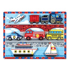 Bilde av Melissa & Doug - Vehicles Chunky Puzzle