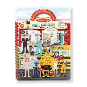 Bilde av Melissa & Doug - Återanvändbara tjocka stickers - Häftiga yrken