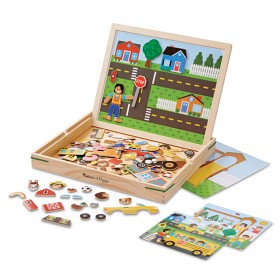 Bilde av Melissa & Doug - Magnettavla med scenkort och 119 magneter