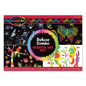 Bilde av Melissa & Doug - Scratch Art - Deluxe Combo Set