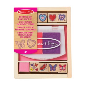 Bilde av Melissa & Doug - Stämpelset - Fjärilar och Hjärtan