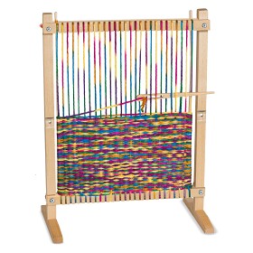 Bilde av Melissa & Doug - Stor vävram med garn