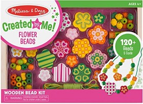Bilde av Melissa & Doug - Träpärlor - Flower power - 125 delar