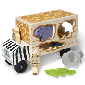 Bilde av Melissa & Doug - Animal Rescue Shape-Sorting Truck