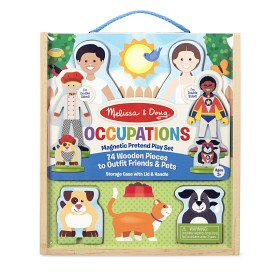 Bilde av Melissa & Doug Occupations Magnetic Dress-up Play Set