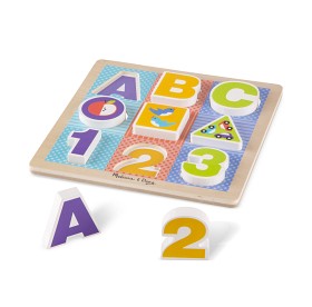 Bilde av Melissa & Doug - Chunky Puzzle - ABC 123