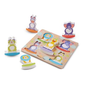 Bilde av Melissa & Doug - Chunky Puzzle - Safari