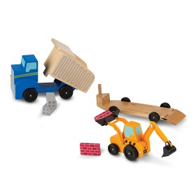 Bilde av Melissa & Doug - Grävmaskin och Dumper