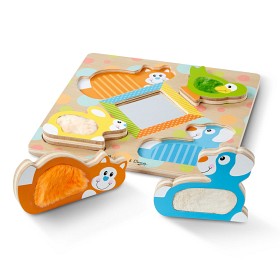 Bilde av Melissa & Doug - Touch and Feel Puzzle Peek-a-Boo 