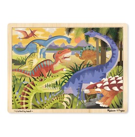Bilde av Melissa & Doug - Träpussel Dinosaur 24-bitar