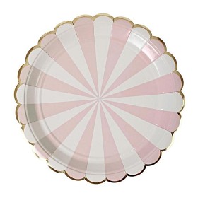 Bilde av Meri Meri Papptallrik 8-pack (Dusty Pink)
