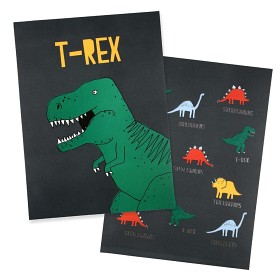 Bilde av Meri Meri Posters 2-pack (Dinosaurier)