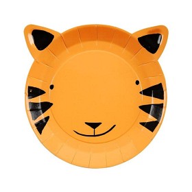 Bilde av Meri Meri Tallrik 12 st (Tiger)