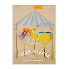 Bilde av Meri Meri Tårtdekorationer (Silly Circus)