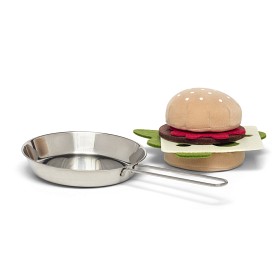 Bilde av Micki Hamburgare med stekpanna