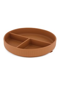 Bilde av Mikk-line Silikontallerken med rom (Brown Sugar)