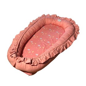 Bilde av Mini Dreams Babynest Volang (Kanin Rosa)