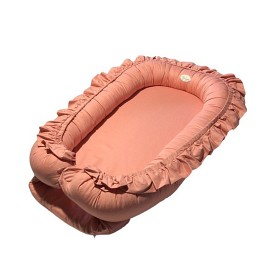 Bilde av Mini Dreams Babynest Volang (Rosa)
