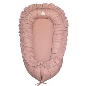 Bilde av Mini Dreams Babynest Volang (Vintage Pink)