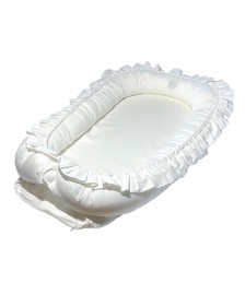 Bilde av Mini Dreams Babynest Volang (Vit)
