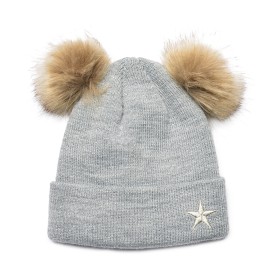 Bilde av Mini Dreams Mössa Pom Pom (Silver)