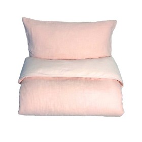 Bilde av Mini Dreams Påslakanset Spjälsäng Little Wave (Rosa)