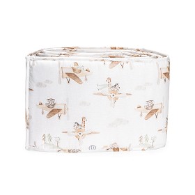 Bilde av Mini Dreams Sengebeskyttelse Flying Friends (Off White)