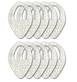 Bilde av Mini & Me Sweden Engangsdregglisar 10-pakning (Leopard Beige)