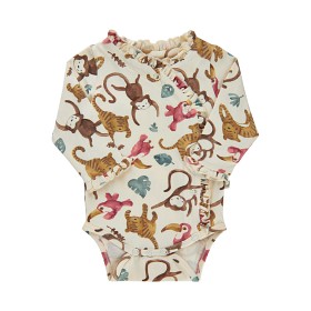 Bilde av Minymo Body LS Wrap AOP (Lobster Bisque)