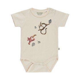 Bilde av Minymo Body SS Print (White Swan)