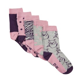 Bilde av MINYMO Strumpor 5-pack (Dusky Orchid)