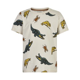 Bilde av Minymo T-shirt SS AOP (Turtledove)